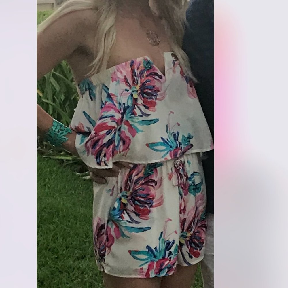 Yumi Kim Wild Impressions Silk Romper